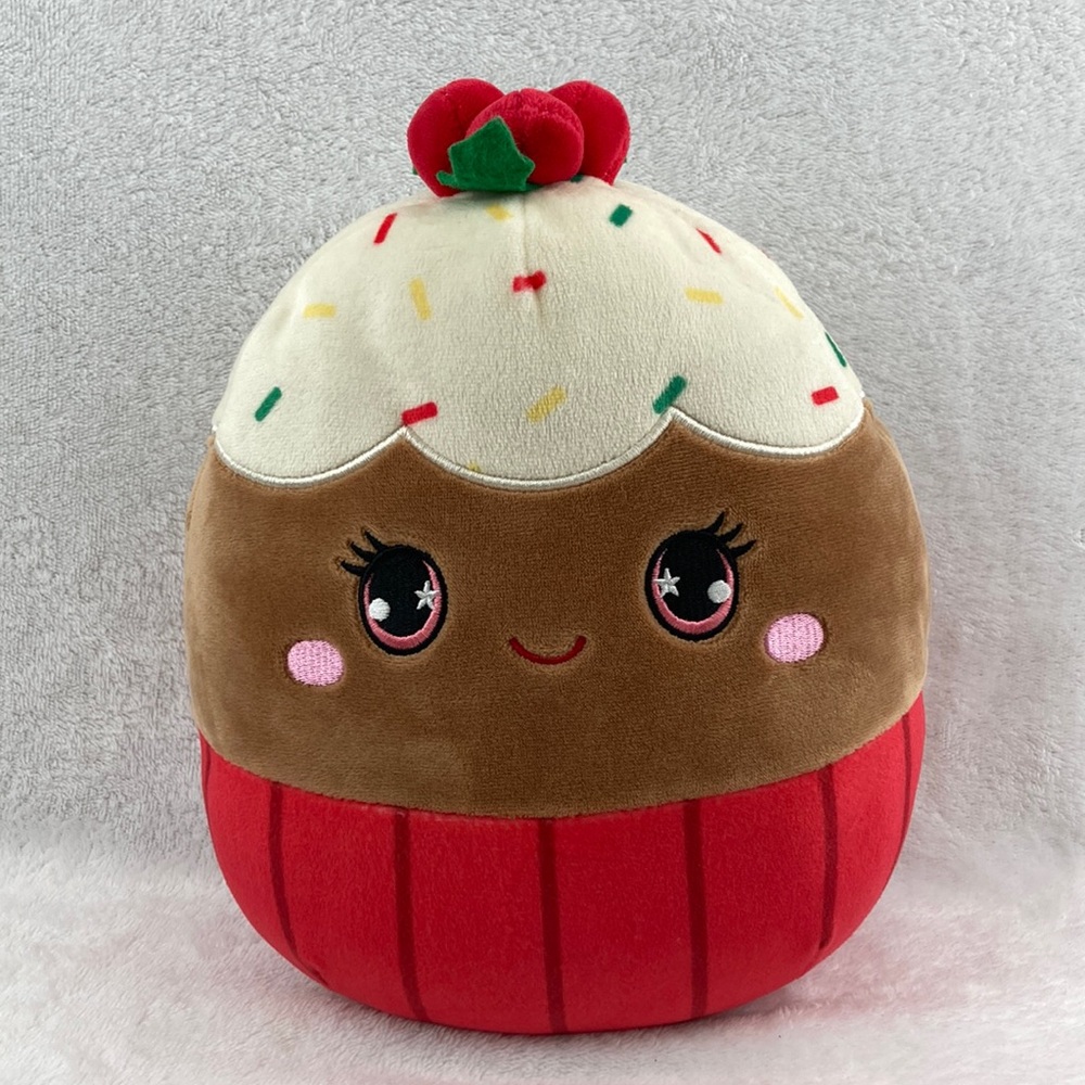 Squishmallows Mystery Squad Christmas Chocolate Cupcake Scented Plush Toy 9”